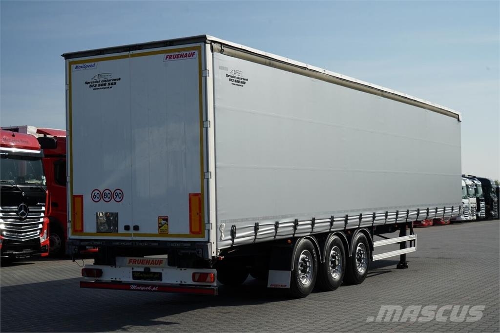 Fruehauf / FIRANKA / STANDARD / MOCNA PODŁOGA / OŚ PODNOSZO Tentinės puspriekabės