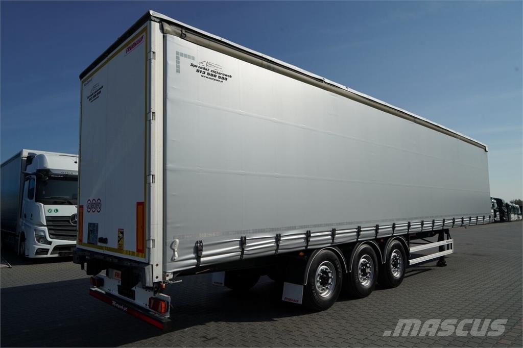 Fruehauf / FIRANKA / STANDARD / MOCNA PODŁOGA / OŚ PODNOSZO Tentinės puspriekabės