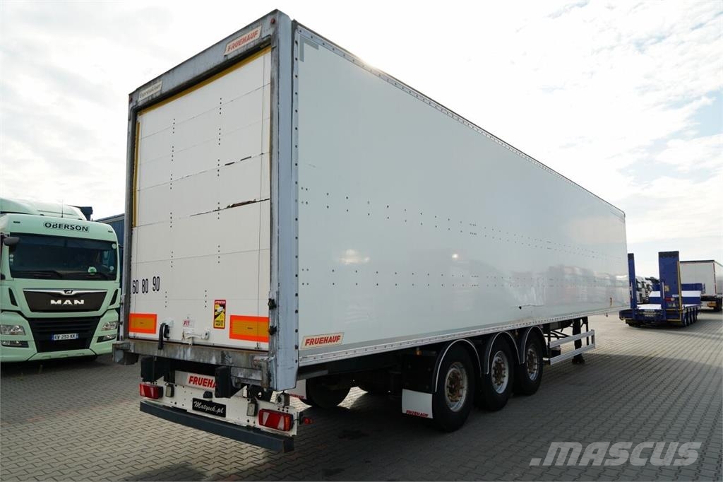 Fruehauf Koffer roller door semi-trailer Semirremolques de carrocería de cajas