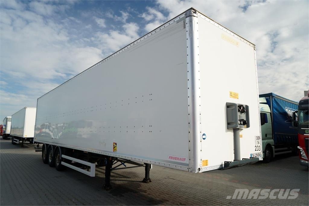 Fruehauf Koffer roller door semi-trailer Semirremolques de carrocería de cajas