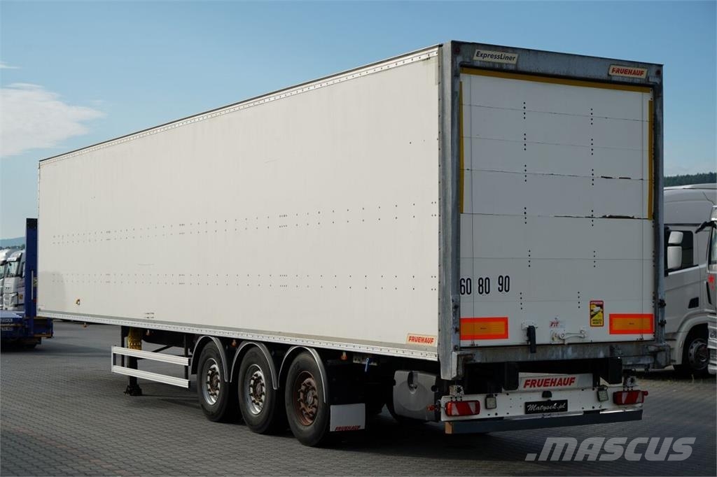 Fruehauf Koffer roller door semi-trailer Semirremolques de carrocería de cajas
