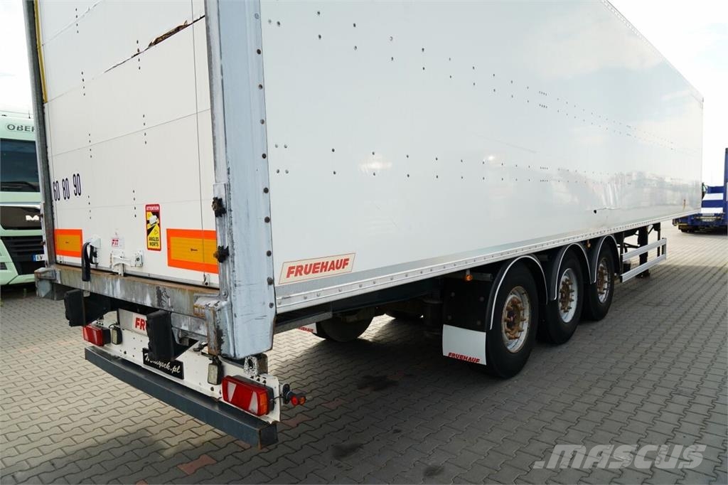 Fruehauf Koffer roller door semi-trailer Semirremolques de carrocería de cajas