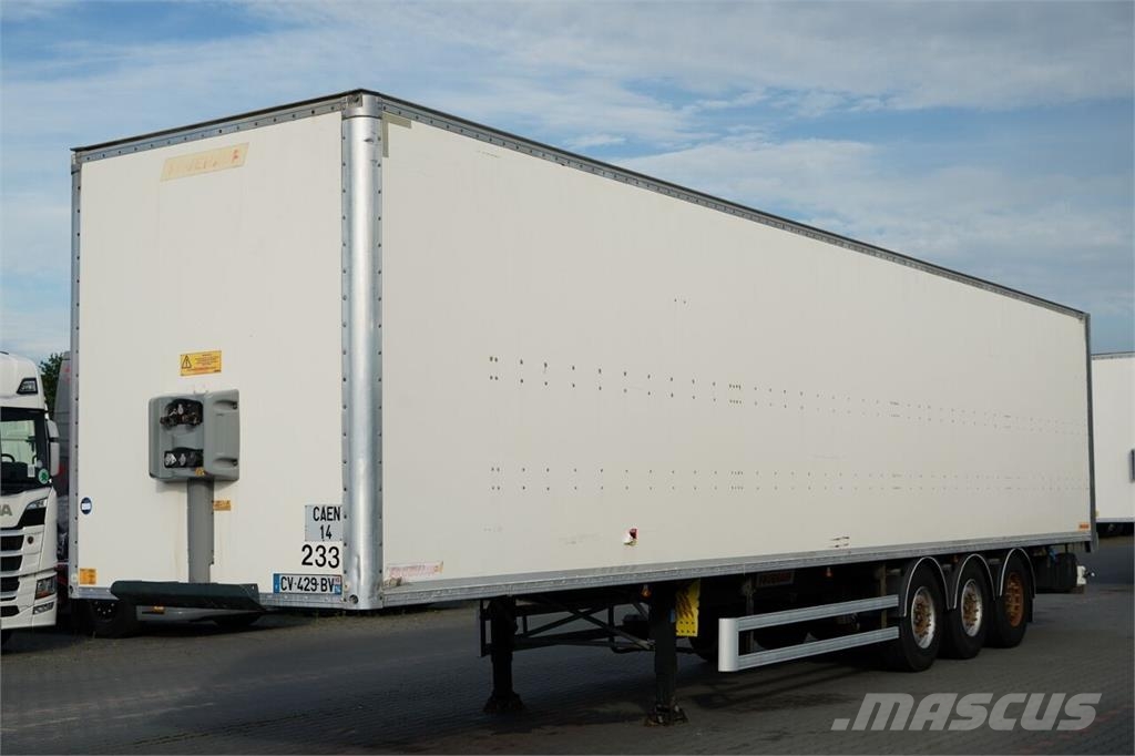 Fruehauf Koffer roller door semi-trailer Semirremolques de carrocería de cajas
