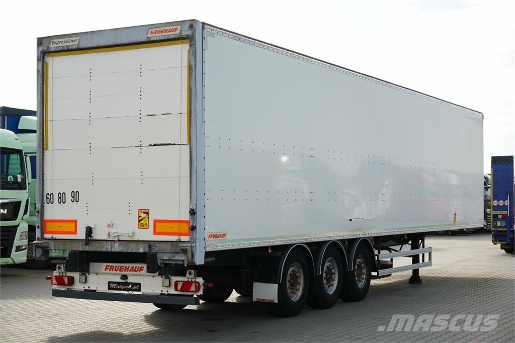 Fruehauf Koffer roller door semi-trailer Semirremolques de carrocería de cajas