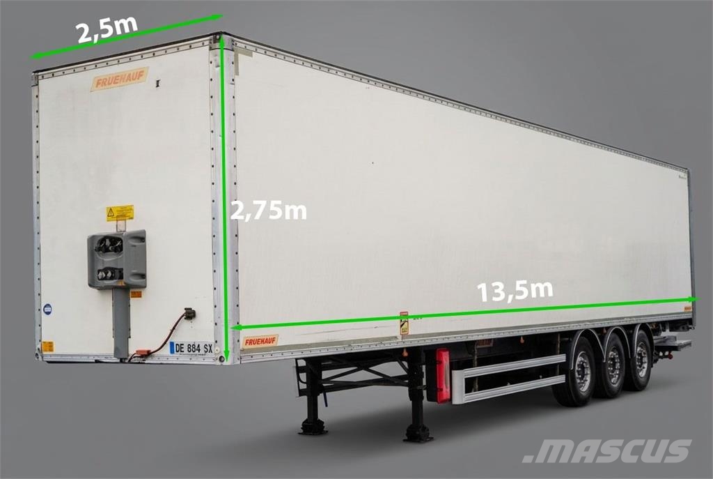 Fruehauf / KONTENER / STANDARD / WINDA DHOLLANDIA - 3 000 K Kapali kasa yari römorklar