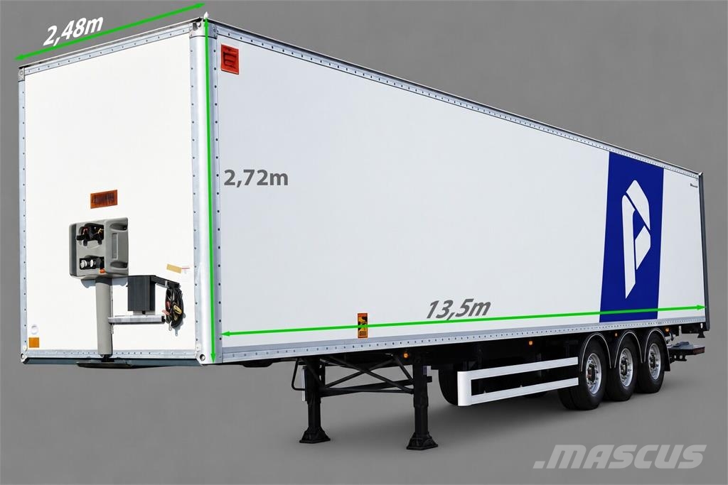 Fruehauf / KONTENER / STANDARD / WINDA DHOLLANDIA - 1 500 K Semi remorque fourgon