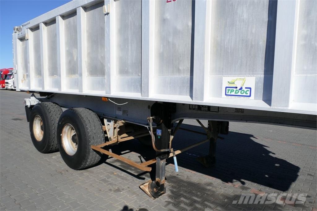General Trailers WYWROTKA / 22 m3 / 2 OSIOWA /  CAŁA ALUMI نصف مقطورات قلابة