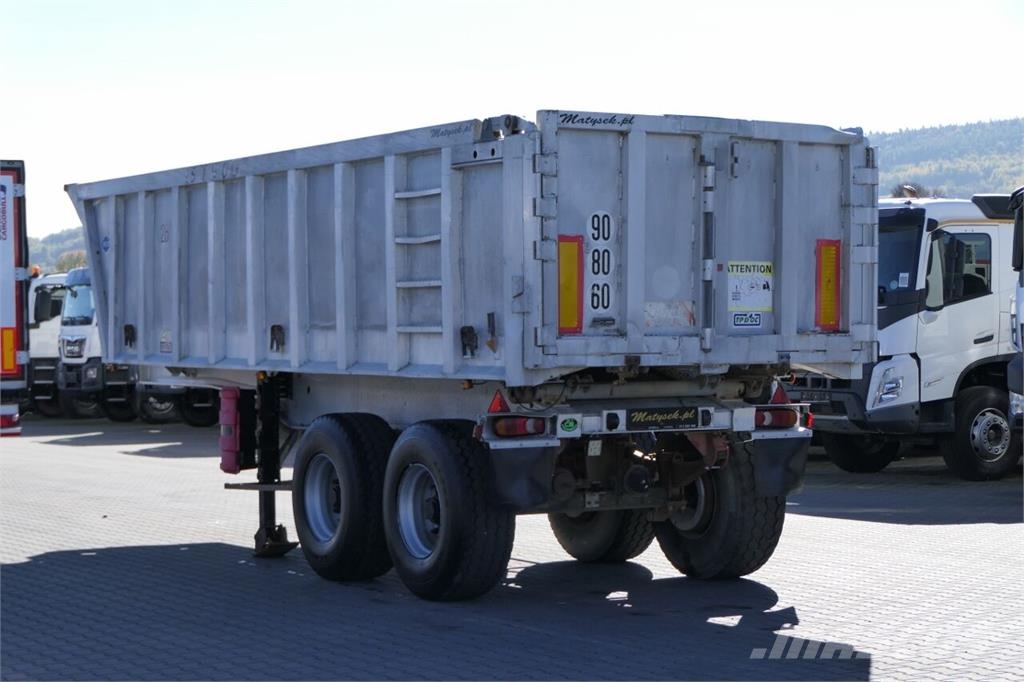 General Trailers WYWROTKA / 22 m3 / 2 OSIOWA /  CAŁA ALUMI نصف مقطورات قلابة