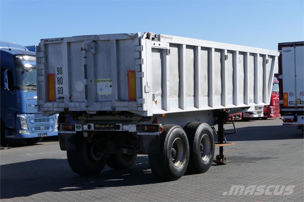 General Trailers WYWROTKA / 22 m3 / 2 OSIOWA /  CAŁA ALUMI نصف مقطورات قلابة