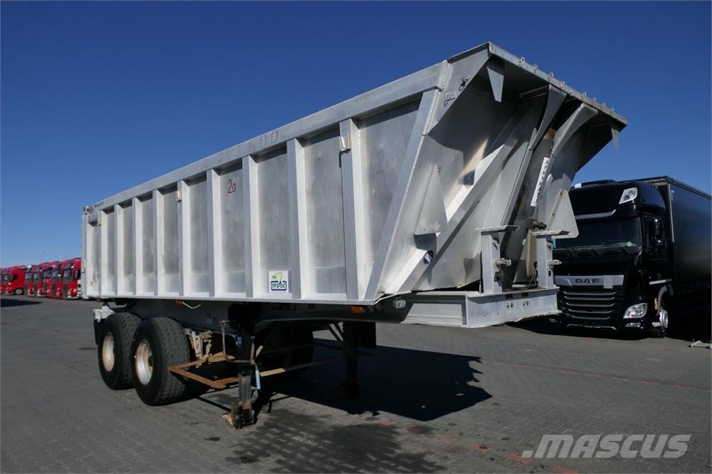 General Trailers WYWROTKA / 22 m3 / 2 OSIOWA /  CAŁA ALUMI نصف مقطورات قلابة