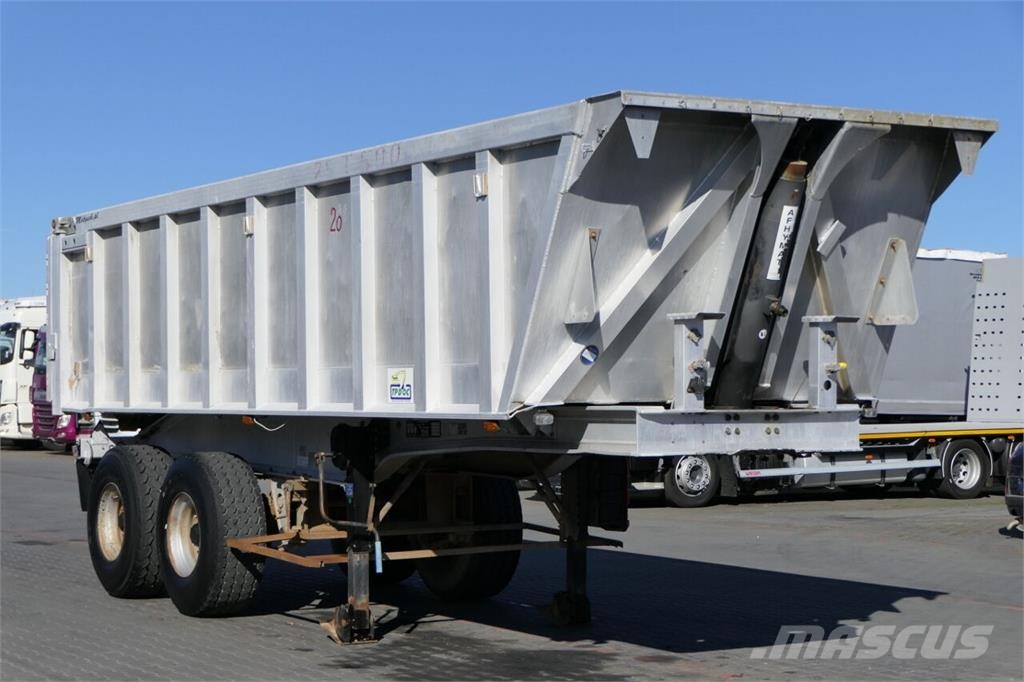 General Trailers WYWROTKA / 22 m3 / 2 OSIOWA /  CAŁA ALUMI نصف مقطورات قلابة