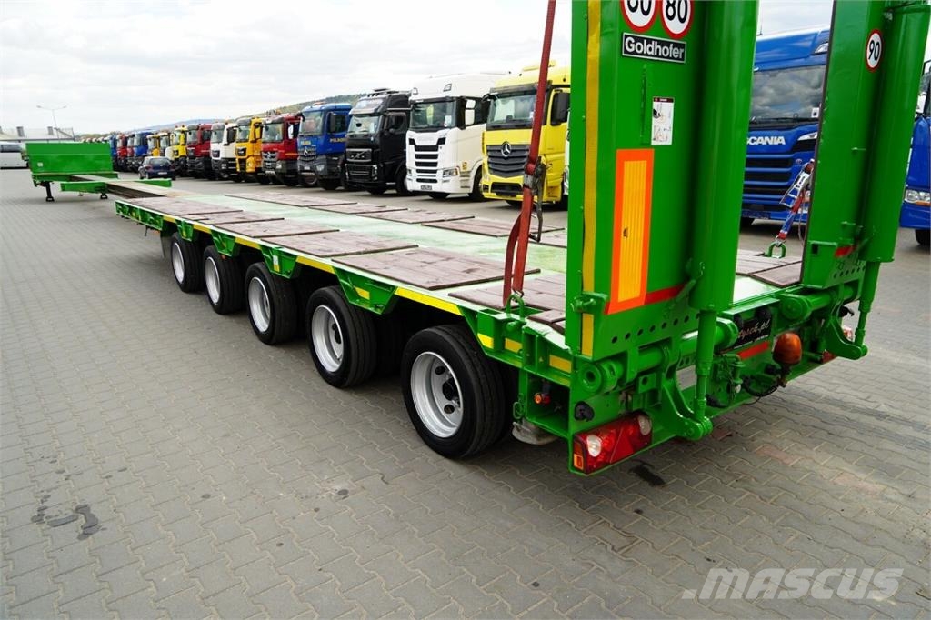 Goldhofer NISKOPODWOZIE / ROZCIĄGANA / LAWETA / 29 M / 5 OSI Низкорамные полуприцепы