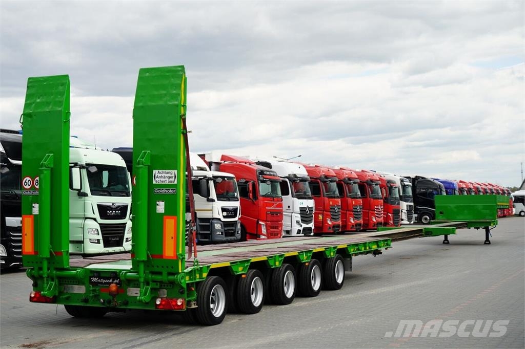 Goldhofer NISKOPODWOZIE / ROZCIĄGANA / LAWETA / 29 M / 5 OSI Низкорамные полуприцепы