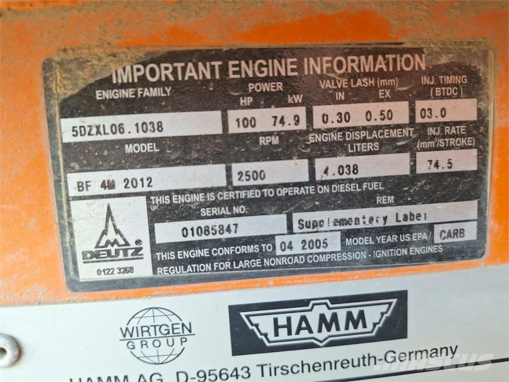 Hamm DV 90 VO - Road roller Tandemwalzen