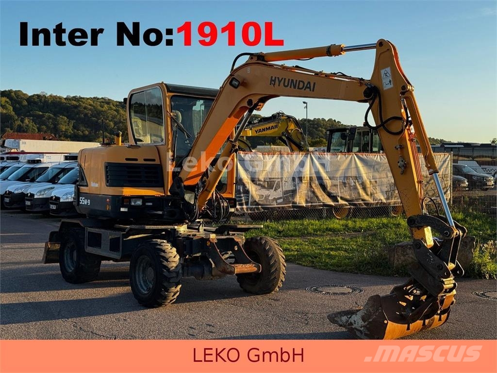 Hyundai Robex 55W.9 Wheeled excavators