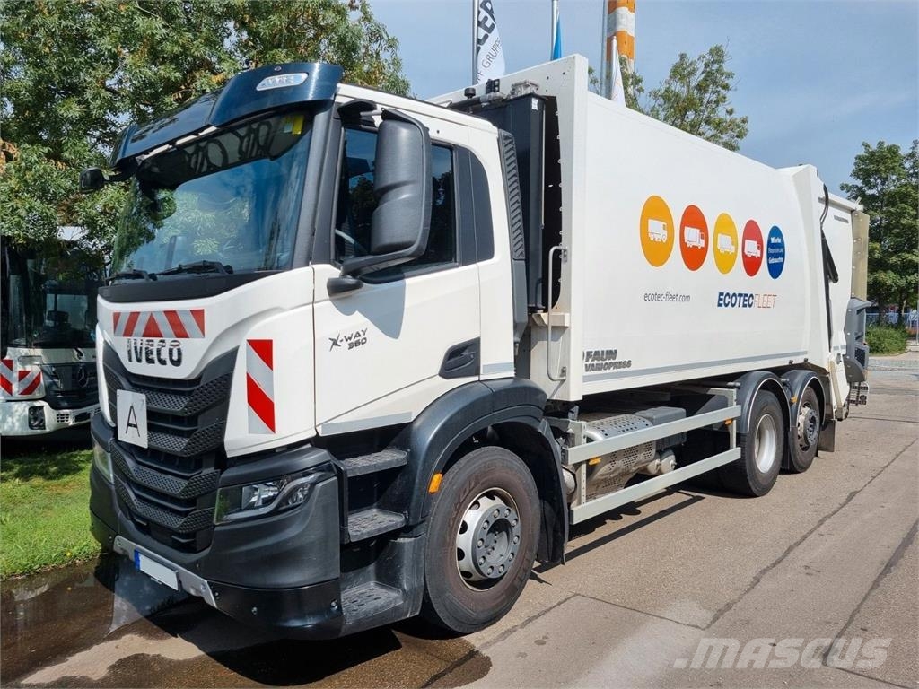 Iveco AD280X36Y 6x2 Garbage truck FAUN Variopress 524 Atkritumu izvešanas transports