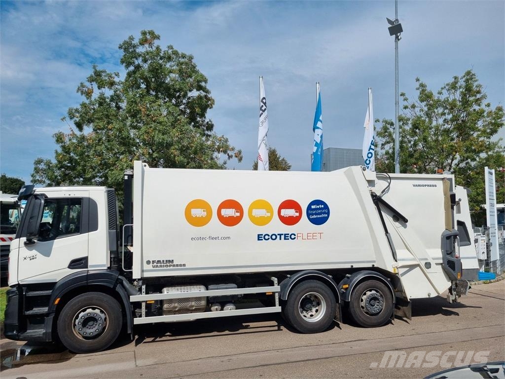 Iveco AD280X36Y 6x2 Garbage truck FAUN Variopress 524 Atkritumu izvešanas transports