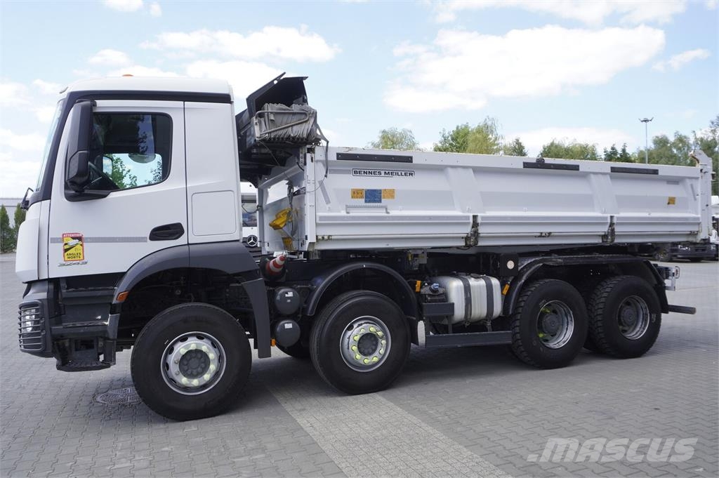 Iveco Arocs 3243 8x4 / 130 tho. km! / Meiller 2-way tipp Kipper