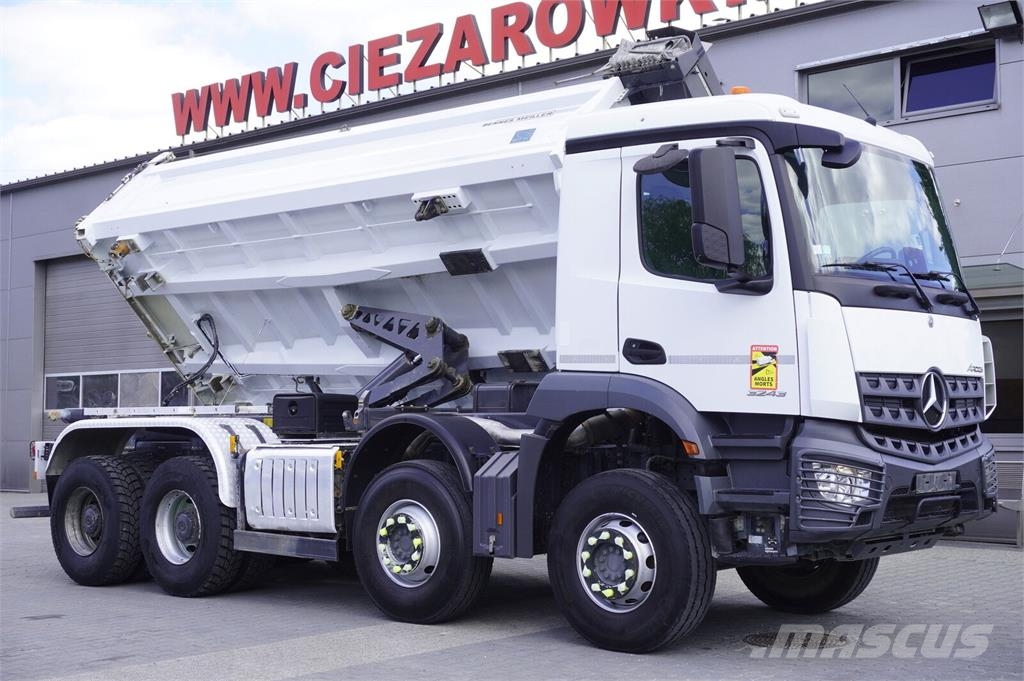 Iveco Arocs 3243 8x4 / 130 tho. km! / Meiller 2-way tipp Kipper