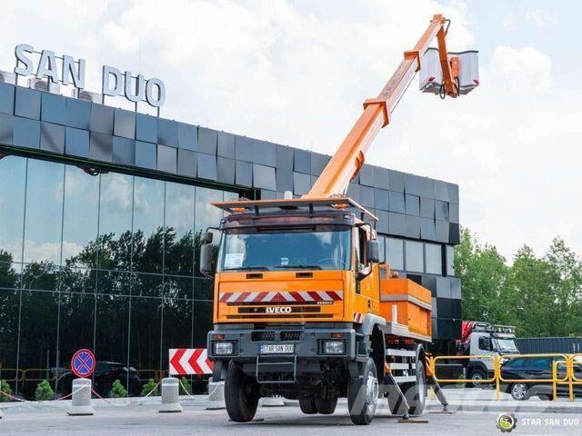 Iveco CURSOR 240 4x4 RUTHMANN T225 22,5 Meters Lift Auto košare