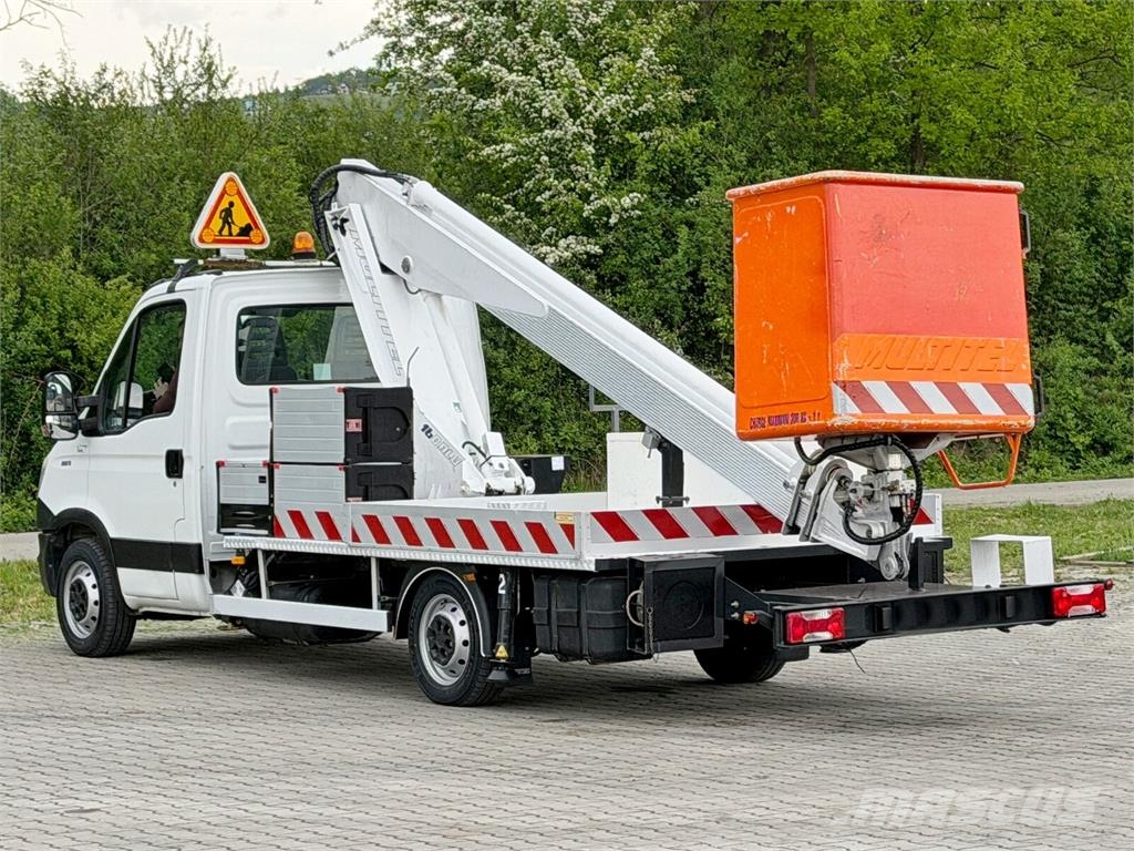 Iveco DAILY 35S13*Hubarbeitsbühne *MULTITEL 160 ALU/DS Εναέριες πλατφόρμες τοποθετημένες σε φορτηγό