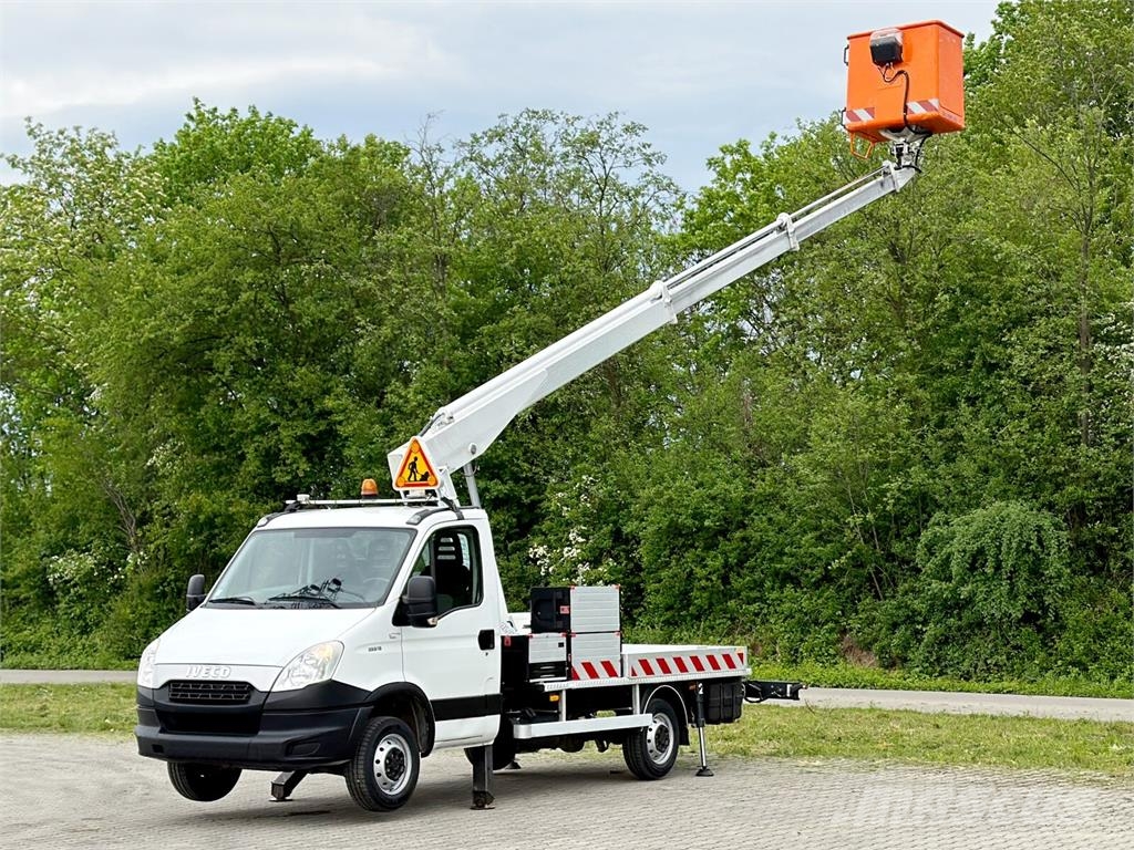Iveco DAILY 35S13*Hubarbeitsbühne *MULTITEL 160 ALU/DS Εναέριες πλατφόρμες τοποθετημένες σε φορτηγό
