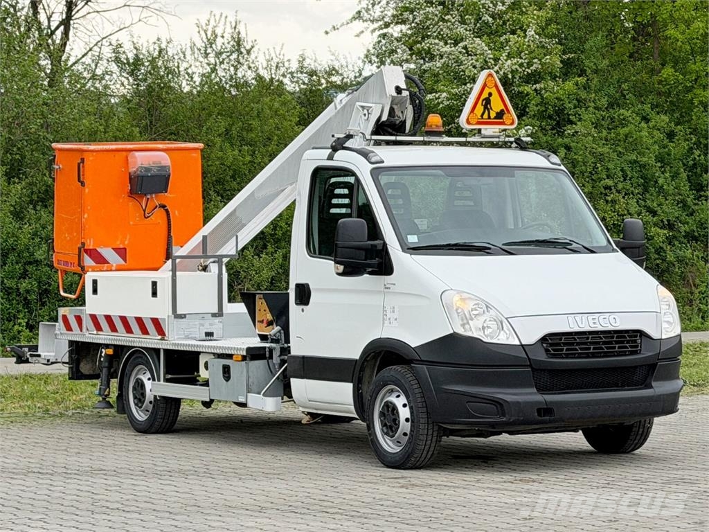 Iveco DAILY 35S13*Hubarbeitsbühne *MULTITEL 160 ALU/DS Εναέριες πλατφόρμες τοποθετημένες σε φορτηγό
