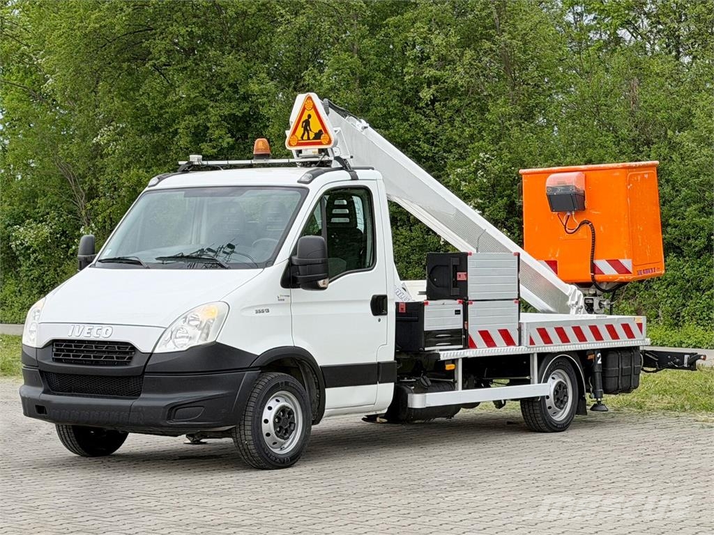 Iveco DAILY 35S13*Hubarbeitsbühne *MULTITEL 160 ALU/DS Εναέριες πλατφόρμες τοποθετημένες σε φορτηγό