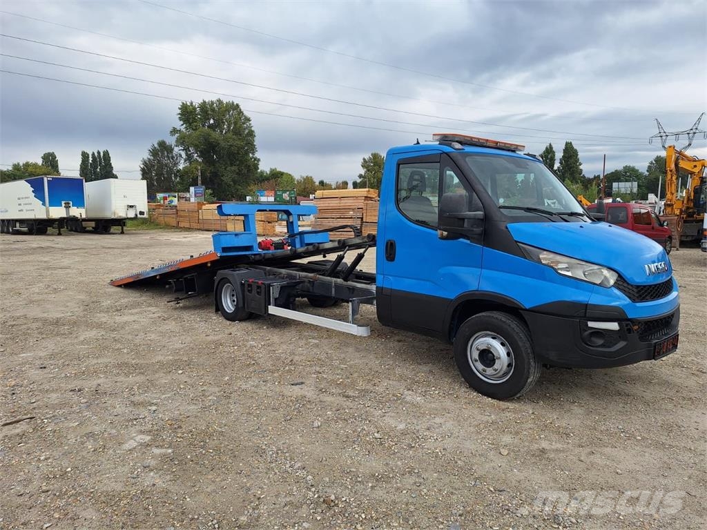 Iveco Daily 72-150 - hydro platform + winch - car transp Puksiirid