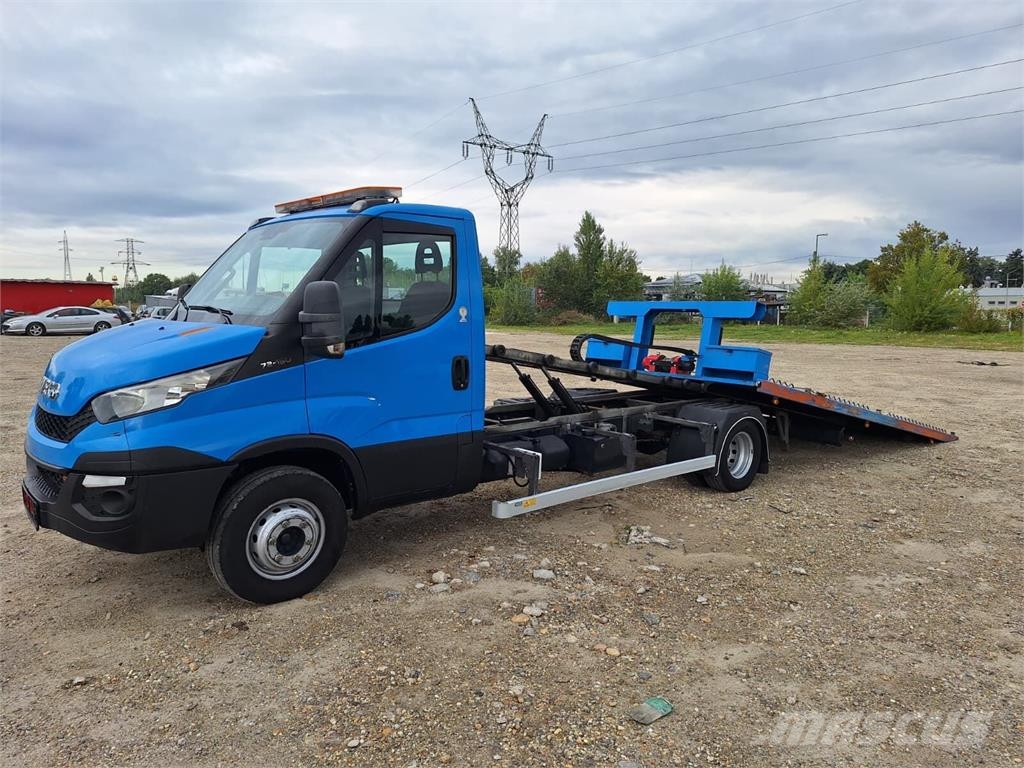 Iveco Daily 72-150 - hydro platform + winch - car transp Puksiirid