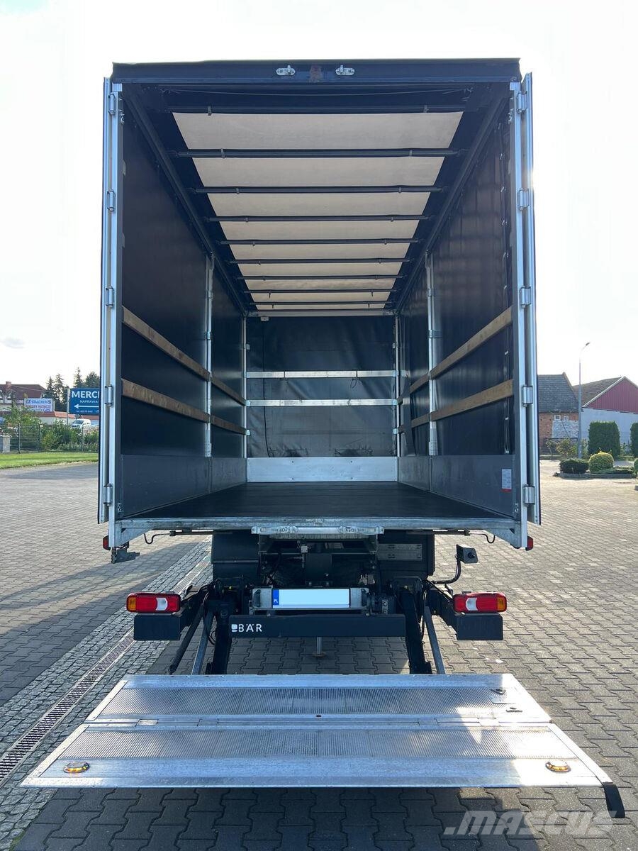 Iveco DAILY 72C18 CURTAIN TILT LIFT 1500 kg 19100 km!! Curtain sider trucks