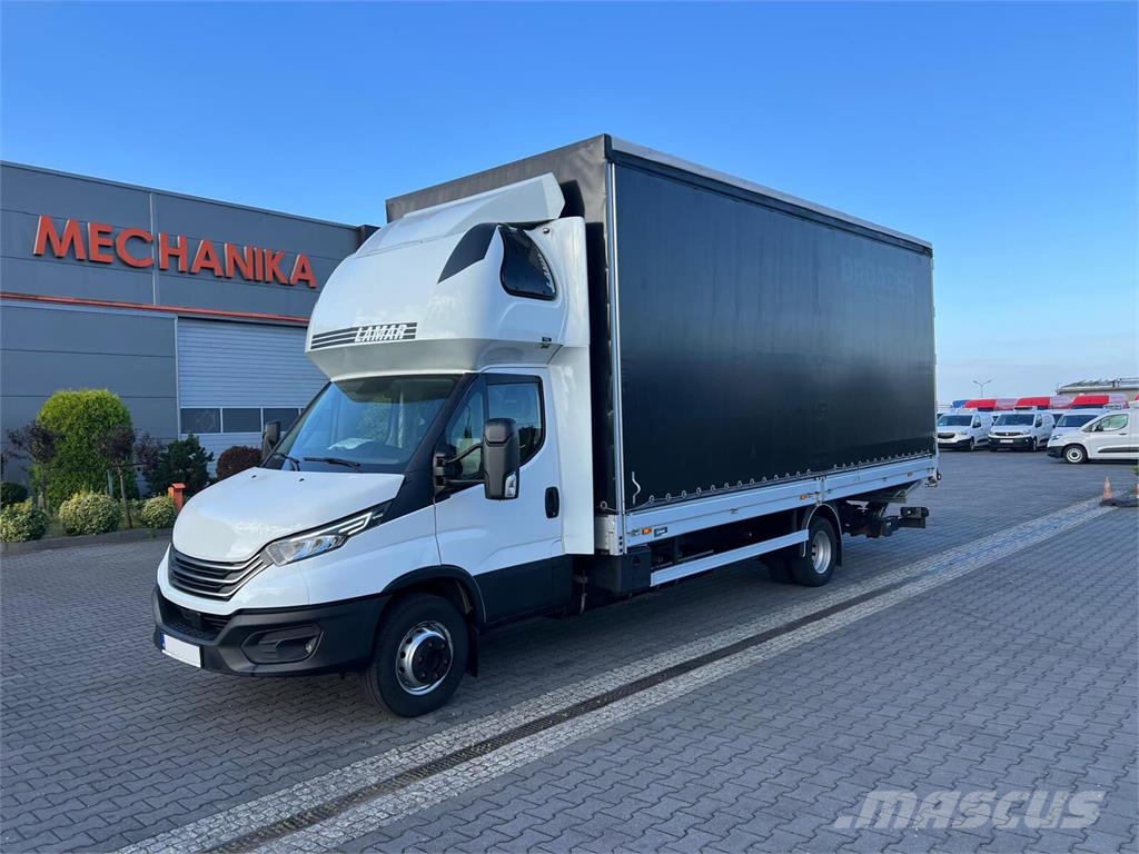 Iveco DAILY 72C18 CURTAIN TILT LIFT 1500 kg 19100 km!! Curtain sider trucks