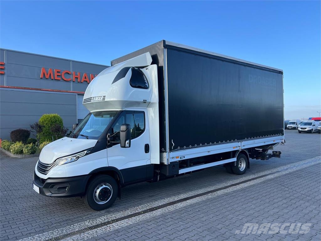 Iveco DAILY 72C18 CURTAIN TILT LIFT 1500 kg 19100 km!! Curtain sider trucks