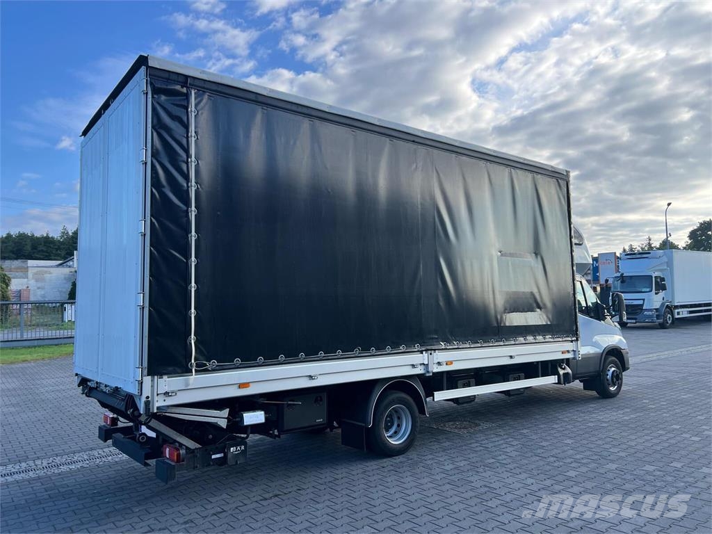 Iveco DAILY 72C18 CURTAIN TILT LIFT 1500 kg 19100 km!! Curtain sider trucks