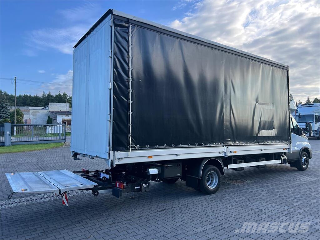 Iveco DAILY 72C18 CURTAIN TILT LIFT 1500 kg 19100 km!! Curtain sider trucks