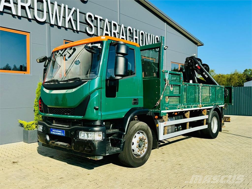 Iveco Eurocargo 180E25 平板式/側卸式卡車