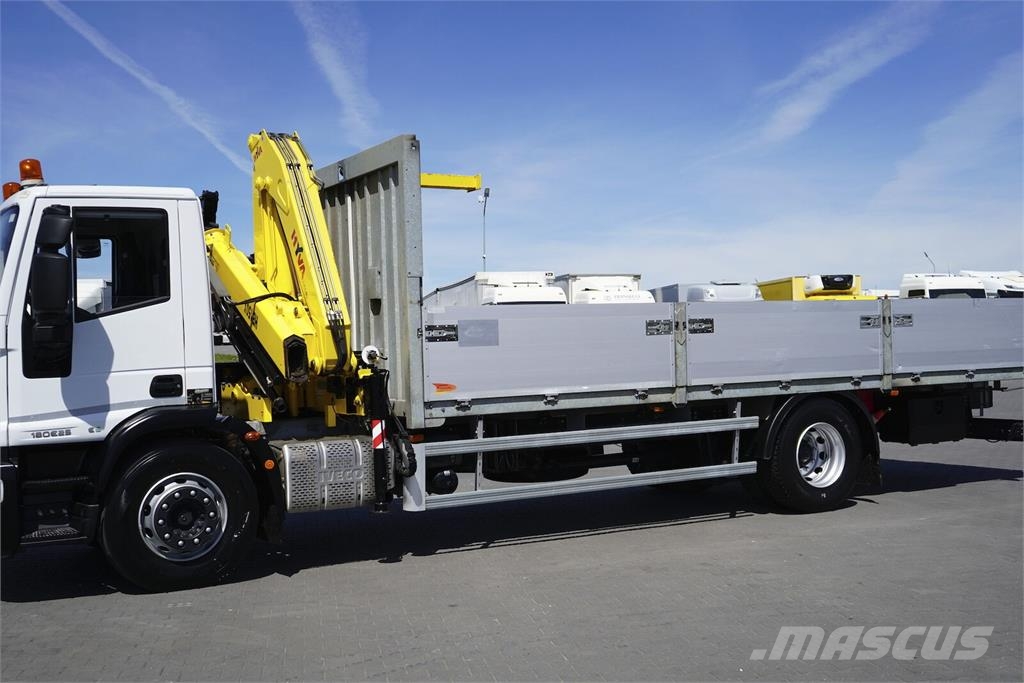 Iveco / EUROCARGO / 180E25 / SKRZYNIOWY + HDS / HYVA HB Φορτηγά Kαρότσα με ανοιγόμενα πλαϊνά