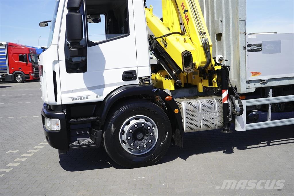 Iveco / EUROCARGO / 180E25 / SKRZYNIOWY + HDS / HYVA HB Φορτηγά Kαρότσα με ανοιγόμενα πλαϊνά