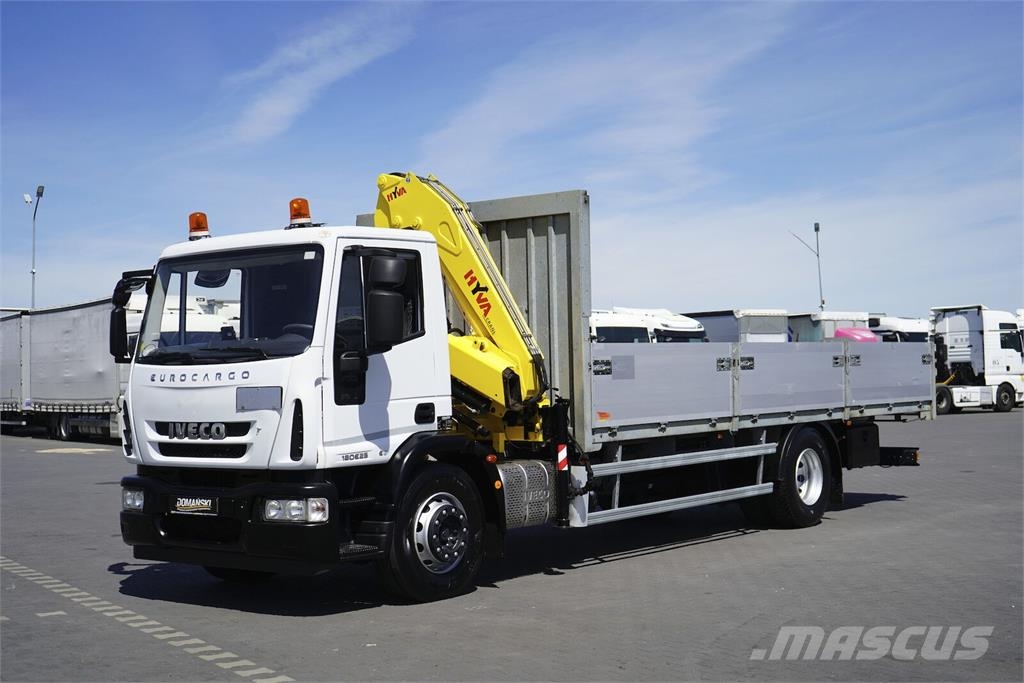 Iveco / EUROCARGO / 180E25 / SKRZYNIOWY + HDS / HYVA HB Φορτηγά Kαρότσα με ανοιγόμενα πλαϊνά
