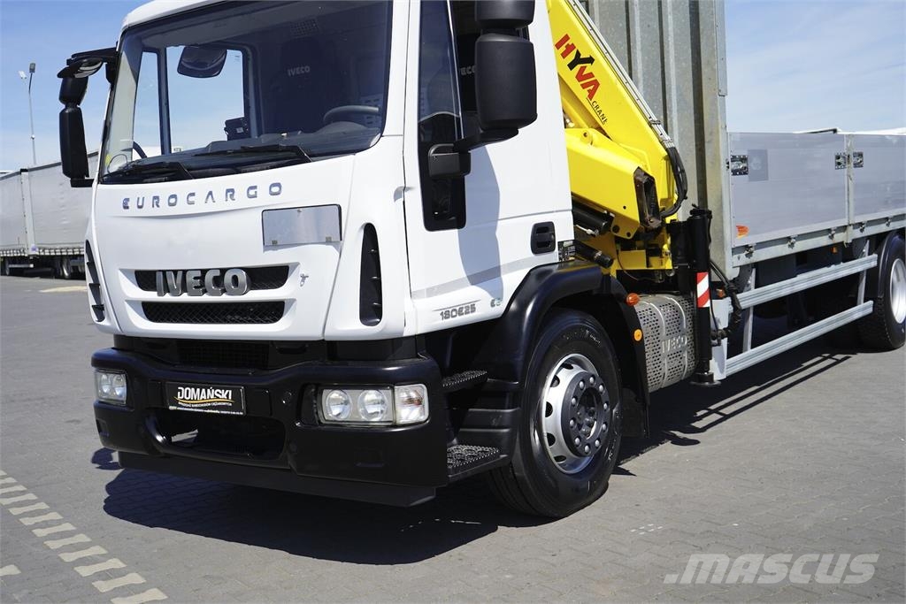 Iveco / EUROCARGO / 180E25 / SKRZYNIOWY + HDS / HYVA HB Φορτηγά Kαρότσα με ανοιγόμενα πλαϊνά