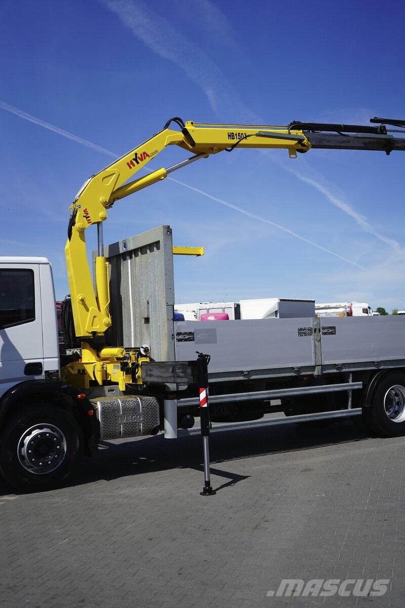 Iveco / EUROCARGO / 180E25 / SKRZYNIOWY + HDS / HYVA HB Φορτηγά Kαρότσα με ανοιγόμενα πλαϊνά