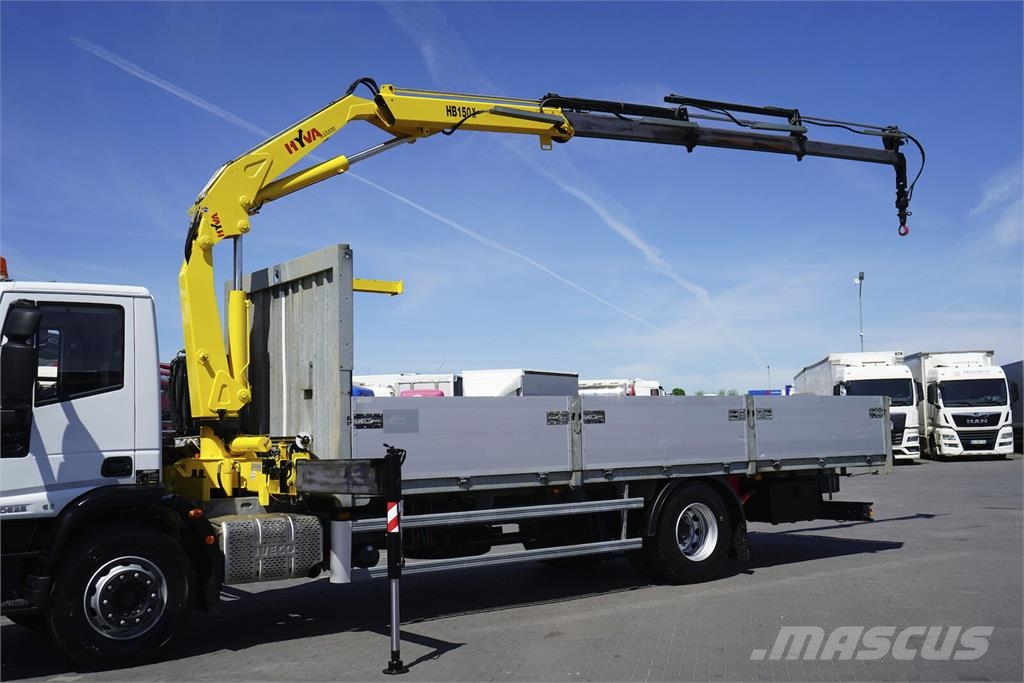 Iveco / EUROCARGO / 180E25 / SKRZYNIOWY + HDS / HYVA HB Φορτηγά Kαρότσα με ανοιγόμενα πλαϊνά