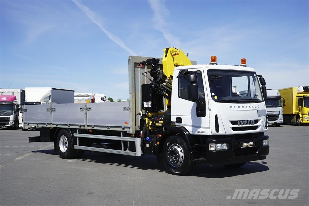 Iveco / EUROCARGO / 180E25 / SKRZYNIOWY + HDS / HYVA HB Φορτηγά Kαρότσα με ανοιγόμενα πλαϊνά