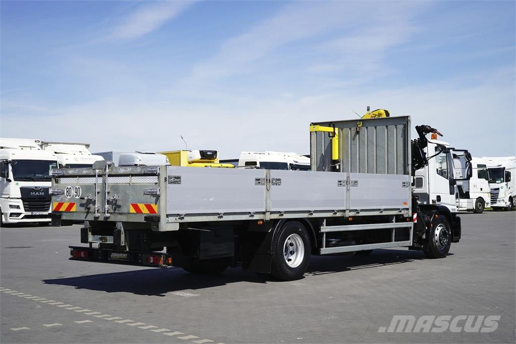 Iveco / EUROCARGO / 180E25 / SKRZYNIOWY + HDS / HYVA HB Φορτηγά Kαρότσα με ανοιγόμενα πλαϊνά