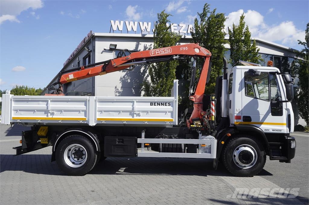 Iveco Eurocargo 160 E22K tipper / 60 tho. km!!! / Fassi Camiones bañeras basculantes o volquetes