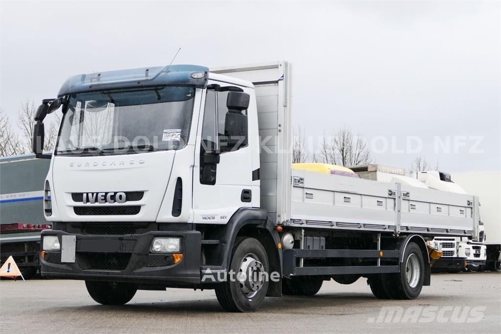Iveco Eurocargo 140E18 Flatbed Truck / Only 27,500 km /  Camiones plataforma
