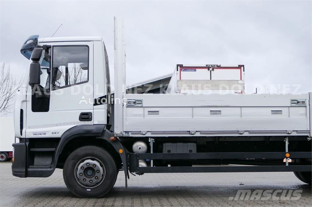 Iveco Eurocargo 140E18 Flatbed Truck / Only 27,500 km /  Camiones plataforma