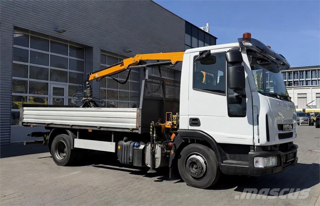 Iveco ML 80 E18/P / Kinshofer Grab / Crane 平板栏板货车