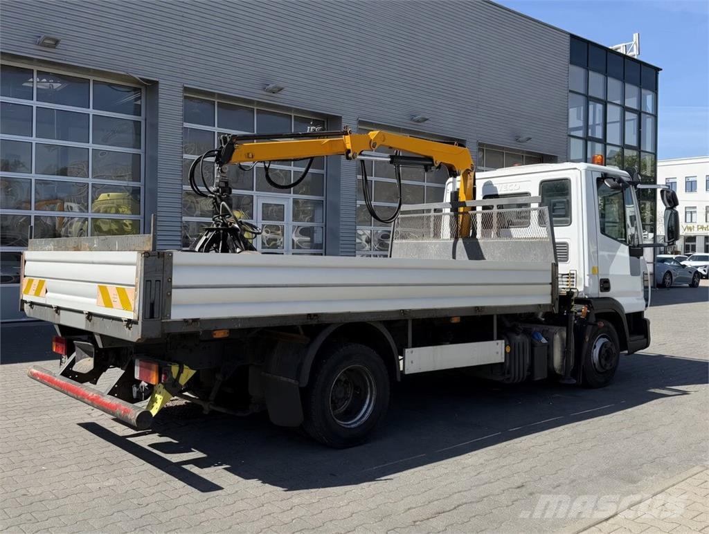 Iveco ML 80 E18/P / Kinshofer Grab / Crane 平板栏板货车