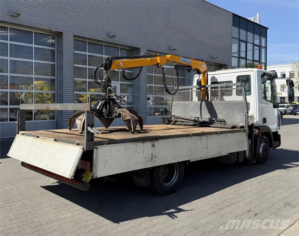 Iveco ML 80 E18/P / Kinshofer Grab / Crane 平板栏板货车